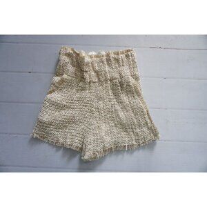 IRO Women Beige Tweed Shorts – Size EUR 36